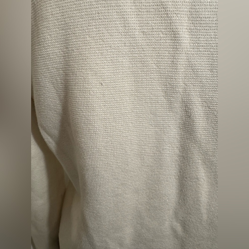 kate spade color block cardigan in white with black accents size small - Picture 7 of 10